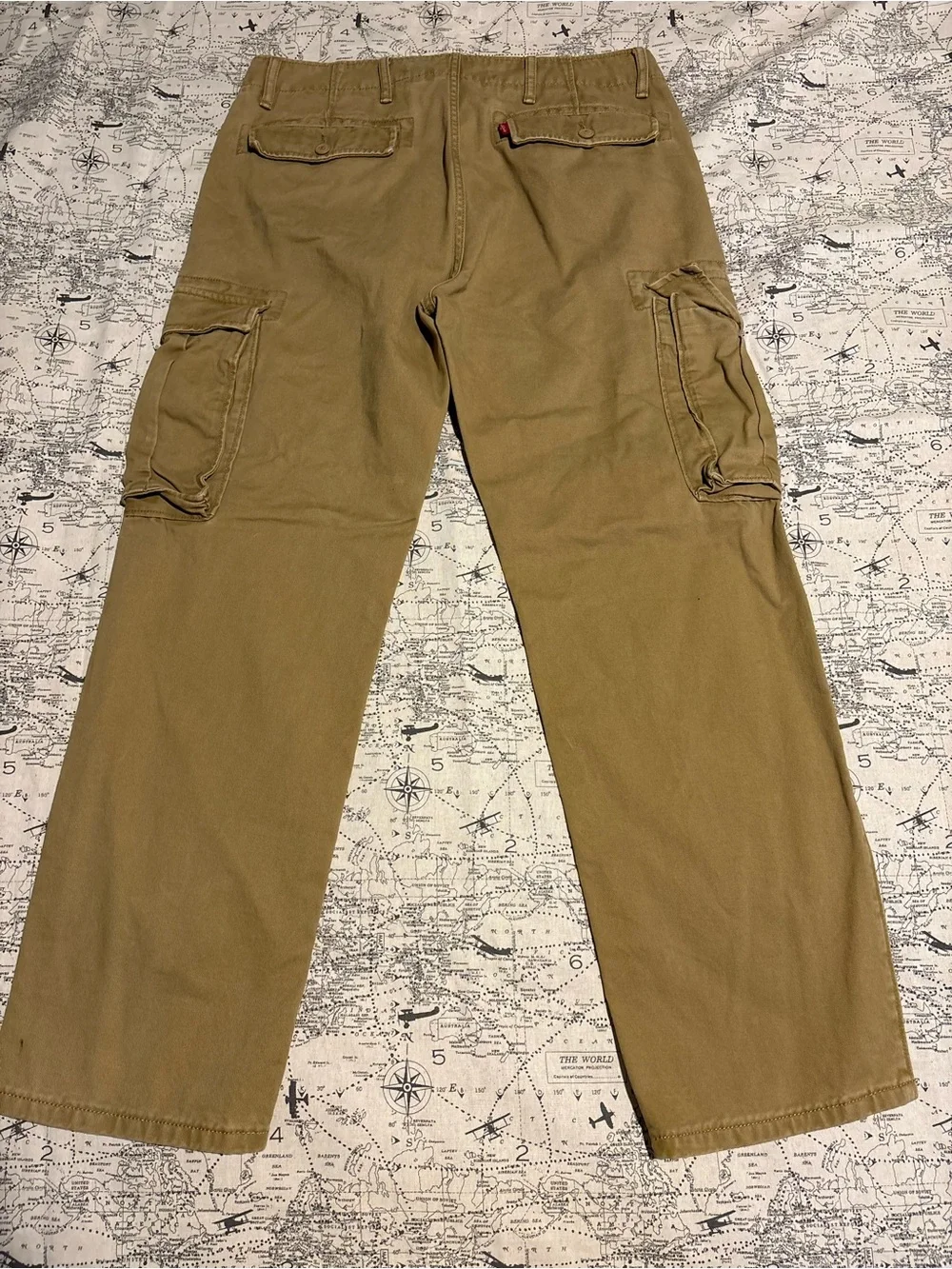 Levi’s Men's Cargo Pants in Tan Brown